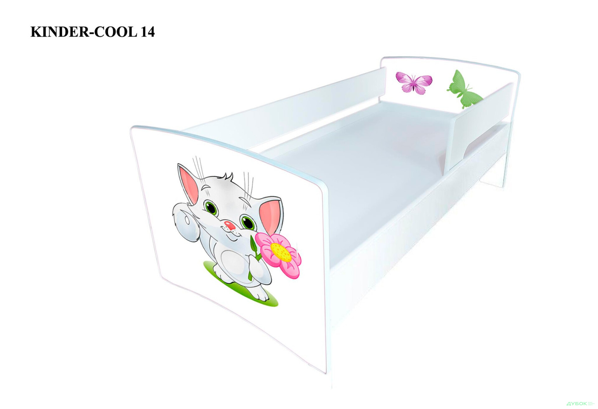 Серія Kinder-cool New / Кіндер-кул Нью (сп.м.90х190) без ящика + бортик Viorina-Deko - Зображення 8 Зображення 8 - Серія Kinder-cool New / Кіндер-кул Нью (сп.м.90х190) без ящика + бортик Viorina-Deko