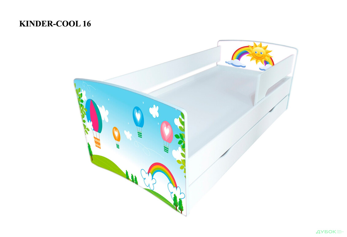 Серия Kinder-cool New / Киндер-кул Нью (сп.м.90х190) + ящик и бортик Виорина Деко - Изображение 4 Изображение 4 - Серия Kinder-cool New / Киндер-кул Нью (сп.м.90х190) + ящик и бортик Виорина Деко