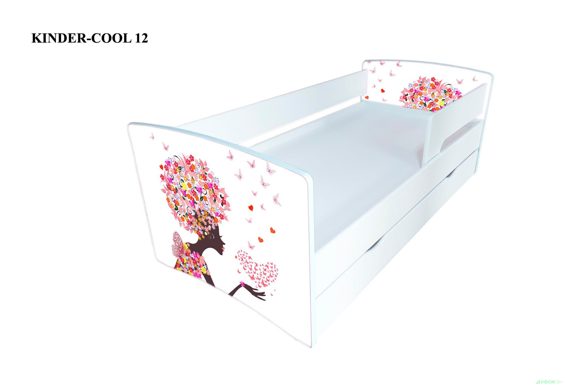 Серия Kinder-cool New / Киндер-кул Нью (сп.м.90х190) + ящик и бортик Виорина Деко - Изображение 8 Изображение 8 - Серия Kinder-cool New / Киндер-кул Нью (сп.м.90х190) + ящик и бортик Виорина Деко