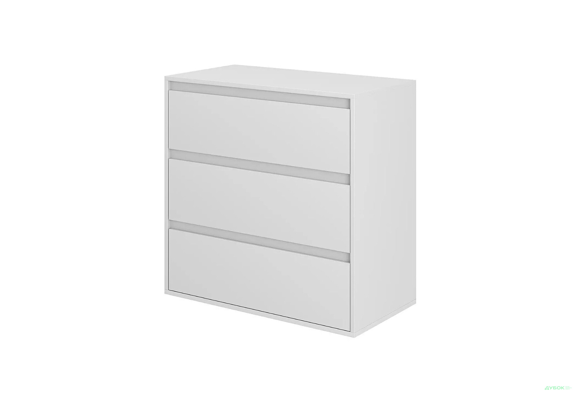 Зображення 1 - Комод Art In Head Лайт 3 з 3 шухлядами 80 см, білий діамант