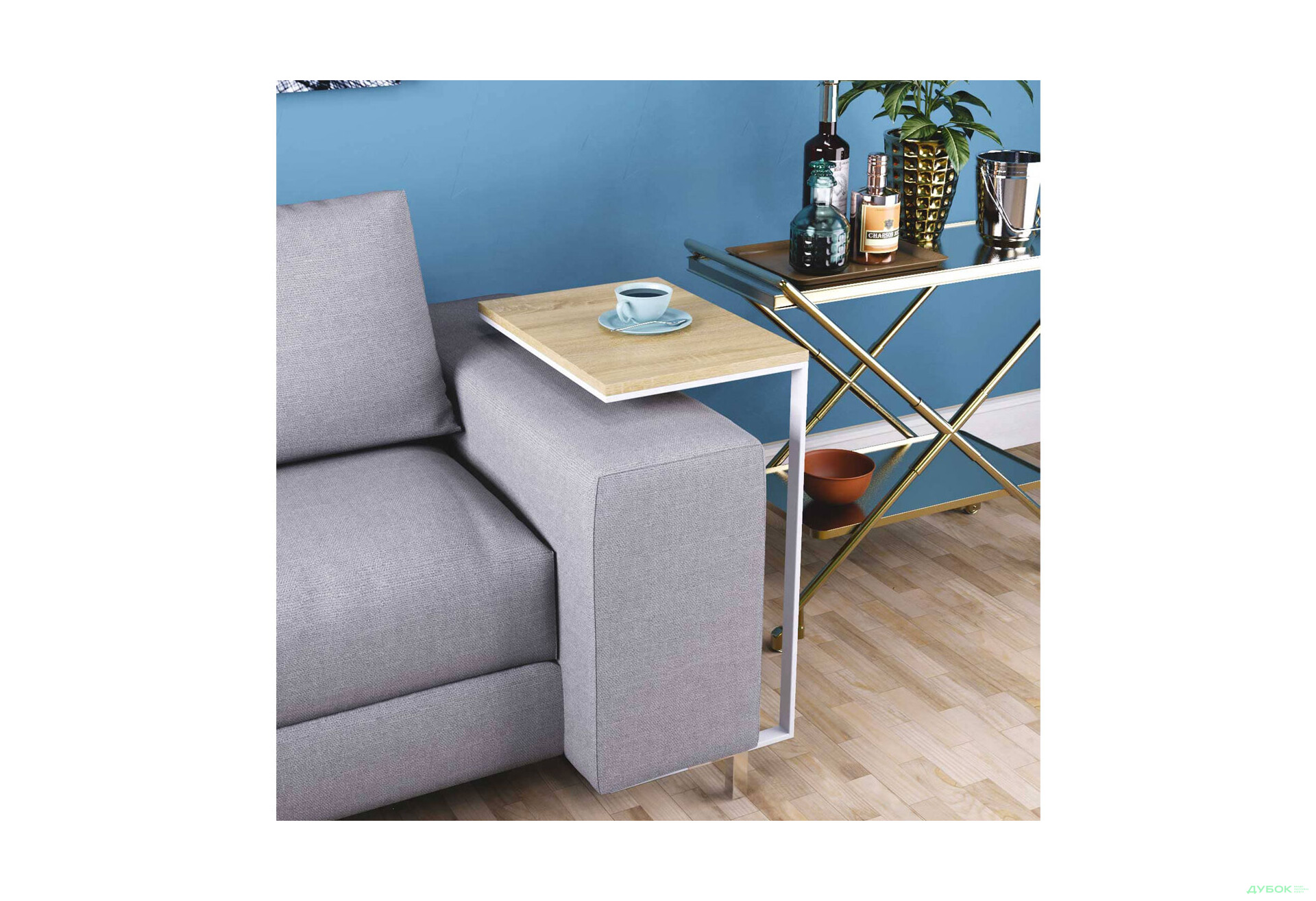 Стол журнальный Art In Head Фиджи моно 31x41 см - Изображение 2 Изображение 2 - Стол журнальный Art In Head Фиджи моно 31x41 см