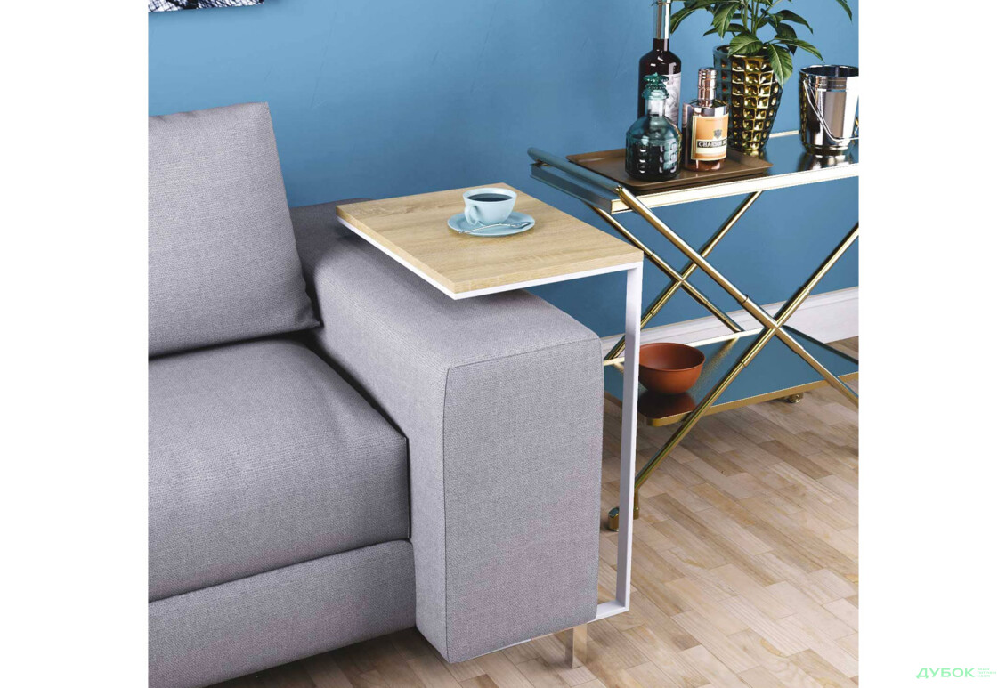 Изображение 2 - Стол журнальный Art In Head Фиджи моно 31x41 см