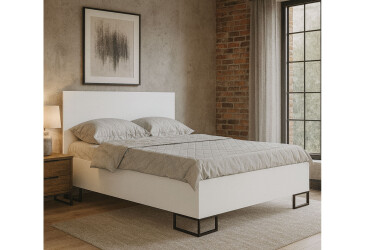 Зображення Ліжко ДСП + метал 140х200