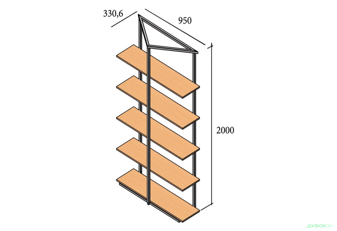 Стеллаж Драй Металл-Дизайн - Изображение 2 Изображение 2 - Стеллаж Драй Металл-Дизайн