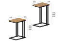 Фото 4 - Журнальный столик Кофе брейк 2 в 1 (высота 65+50 см) Металл-Дизайн