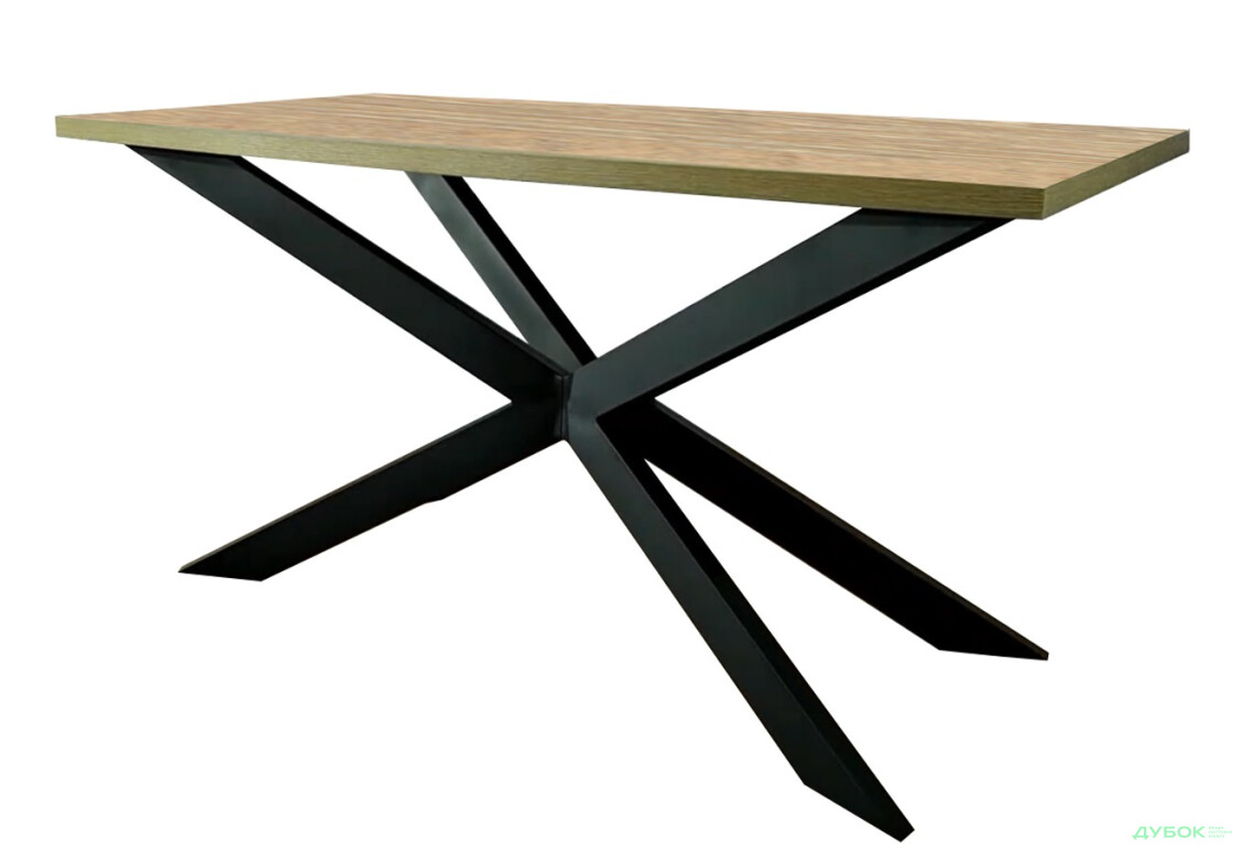 Обеденный столик Икс (разборной) Металл-Дизайн