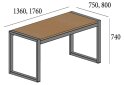 Зображення 3 - Стіл Спот 750х1360х750
