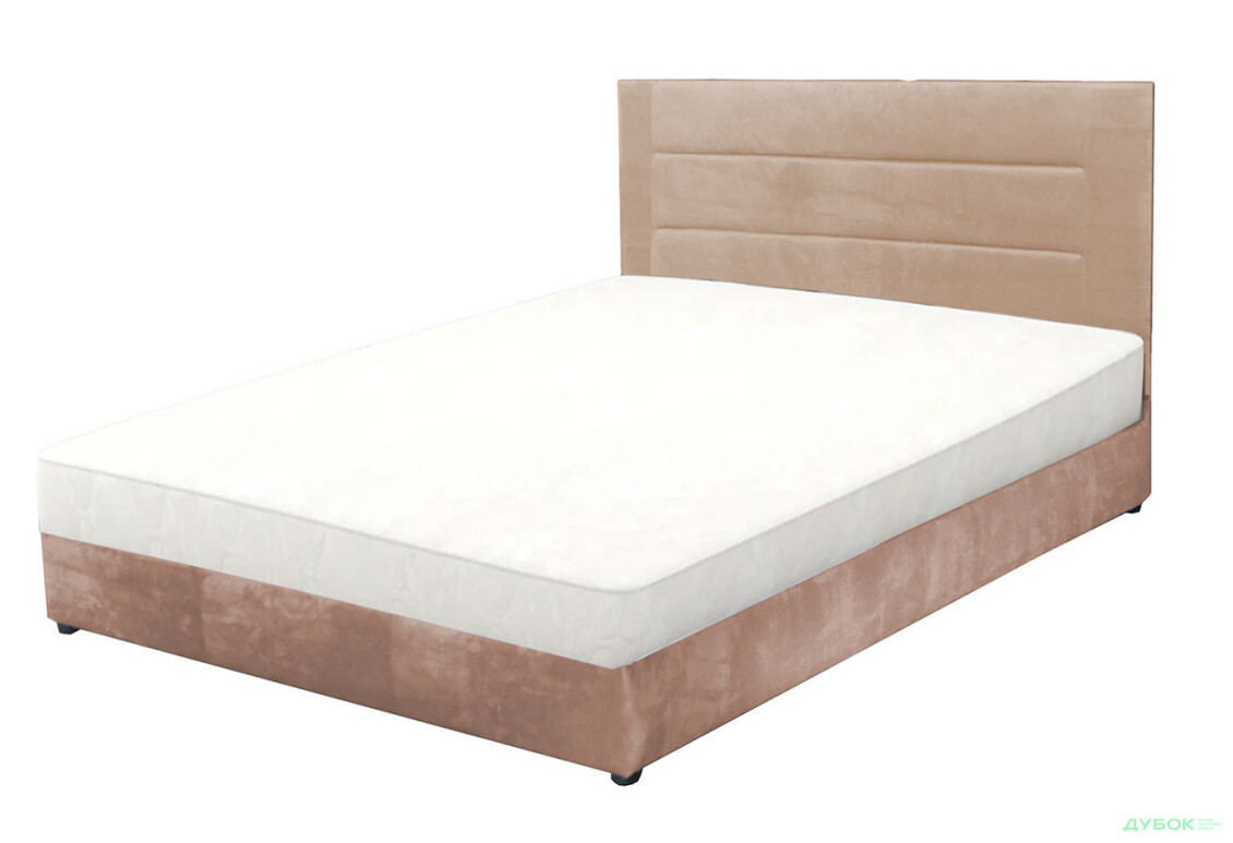 Ліжко Горизонталь (горизонтальні смуги) (Velluto 3 mika) Vika - Зображення 1 Зображення 1 - Ліжко Горизонталь (горизонтальні смуги) (Velluto 3 mika) Vika