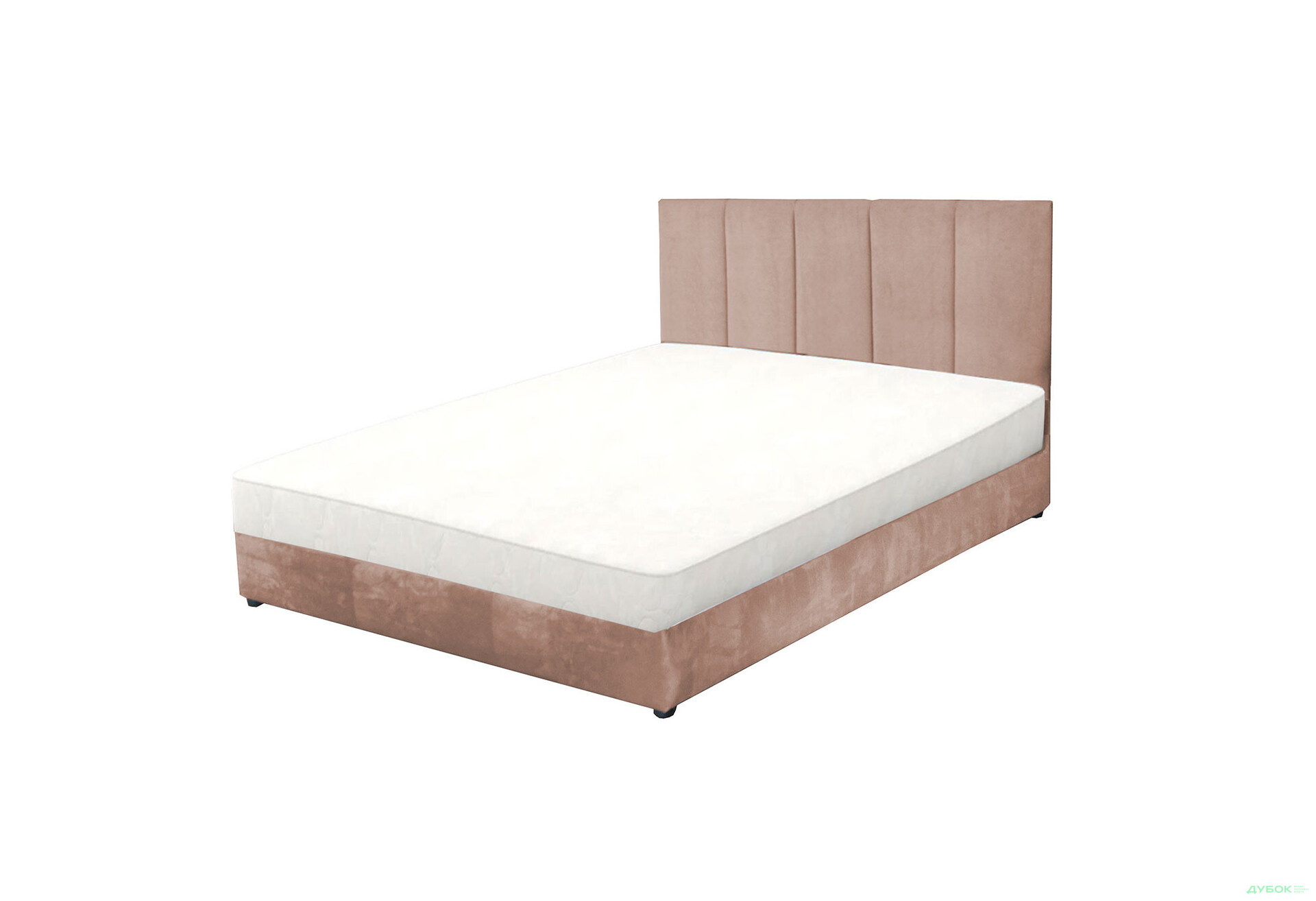 Кровать Вертикаль (вертикальные полосы) (Velluto 3 mika) Вика - Изображение 1 Изображение 1 - Кровать Вертикаль (вертикальные полосы) (Velluto 3 mika) Вика