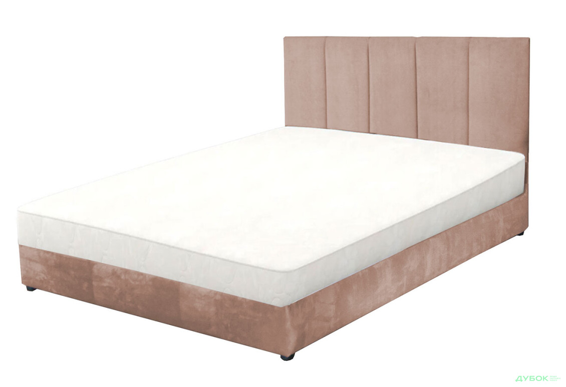 Кровать Вертикаль (вертикальные полосы) (Velluto 3 mika) Вика - Изображение 1 Изображение 1 - Кровать Вертикаль (вертикальные полосы) (Velluto 3 mika) Вика