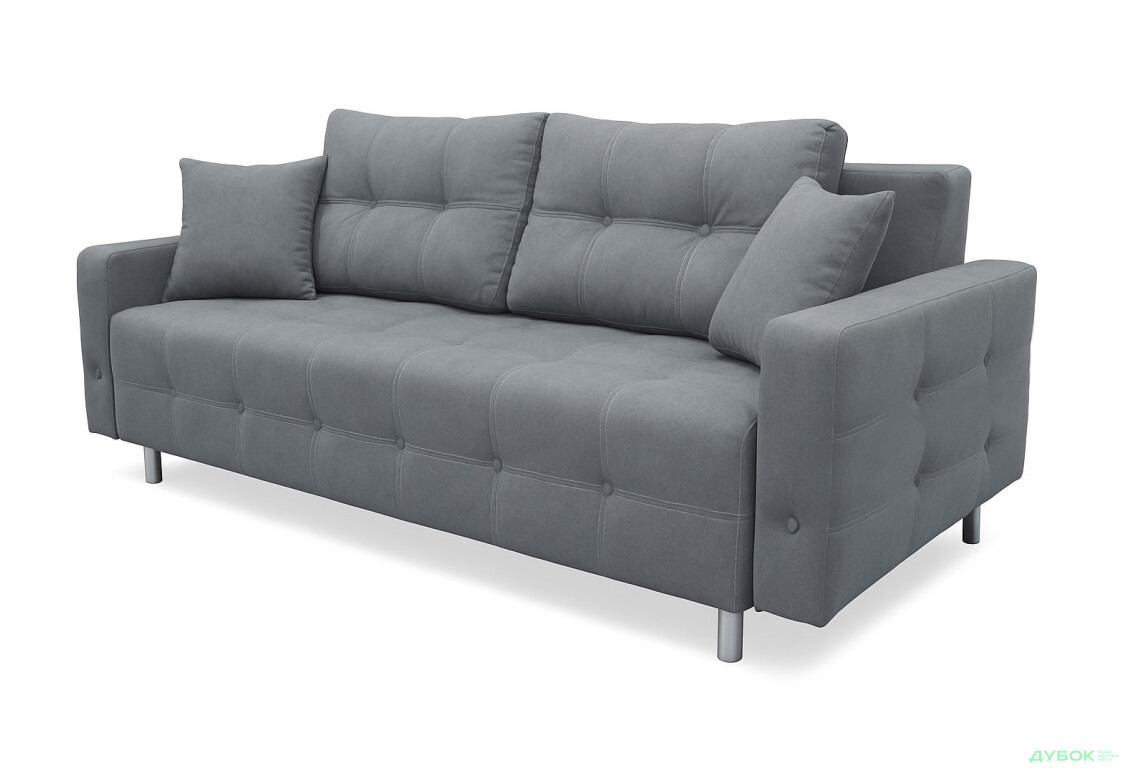 Диван Elegant Бенефіт 44 220x90 см темно-сірий