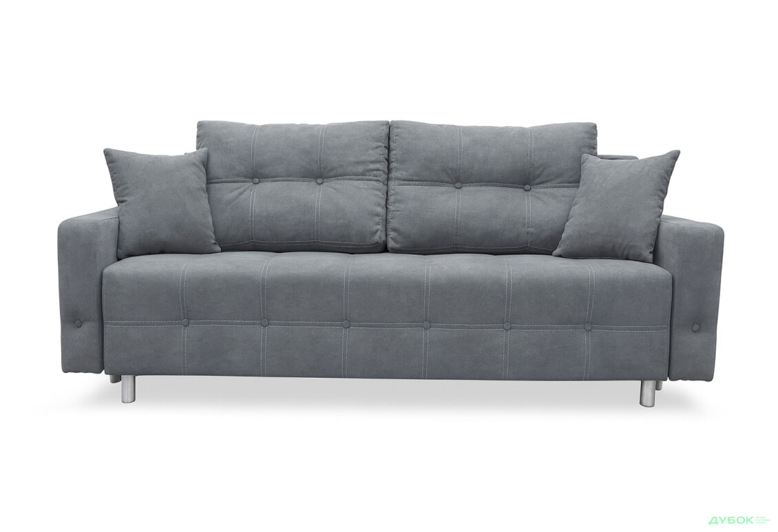 Зображення 3 - Диван Elegant Бенефіт 44 220x90 см темно-сірий