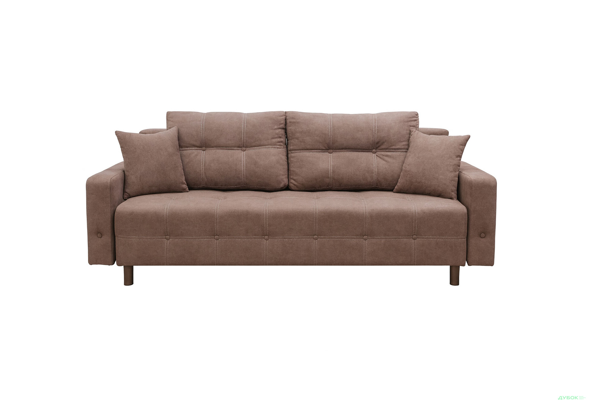 Диван Элегант Бенефит 45 220x90 см коричневый - Изображение 1 Изображение 1 - Диван Элегант Бенефит 45 220x90 см коричневый