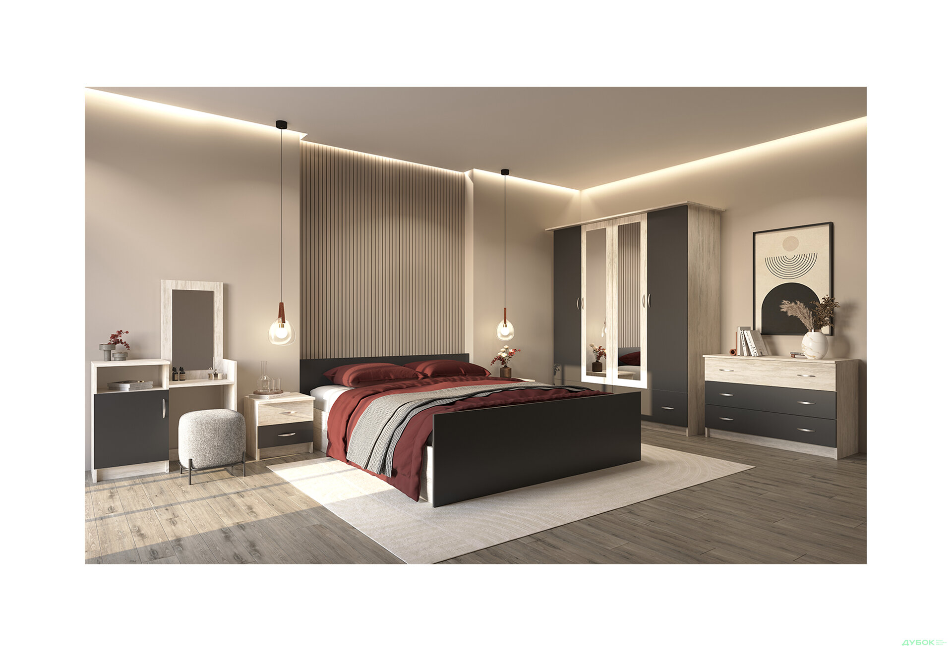 Зображення 1 - Спальня Соня New 4D