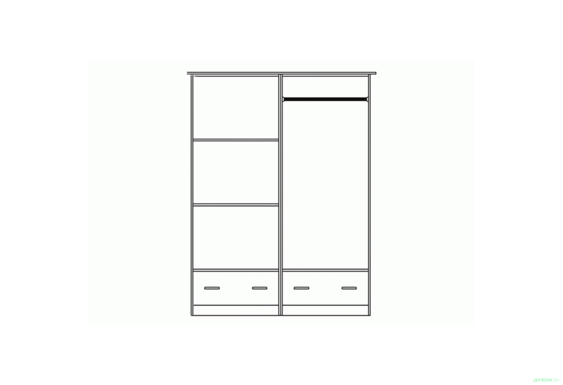 Спальня Соня New 4D Світ Меблів - Зображення 2 Зображення 2 - Спальня Соня New 4D Світ Меблів