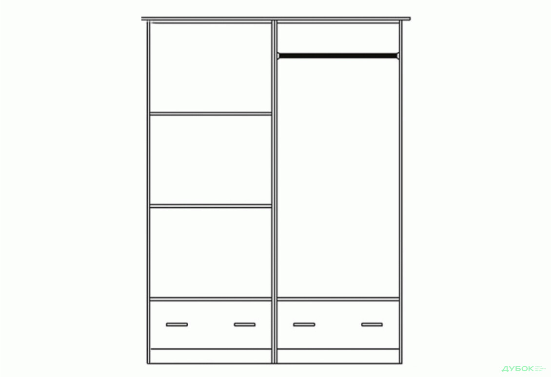 Спальня Соня New 4D Світ Меблів - Зображення 2 Зображення 2 - Спальня Соня New 4D Світ Меблів