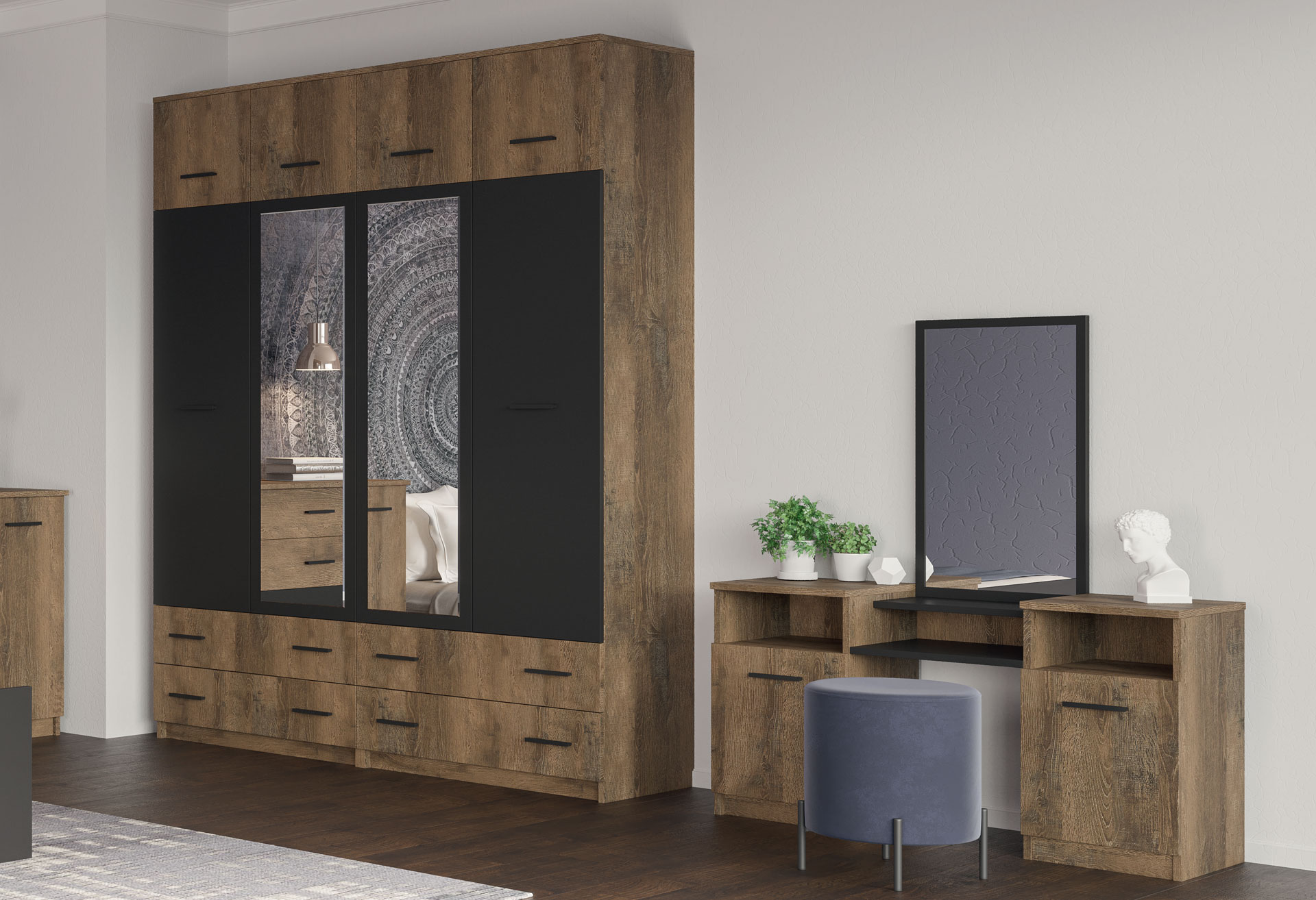 Зображення 3 - Модульна спальня Лотос New Світ Меблів