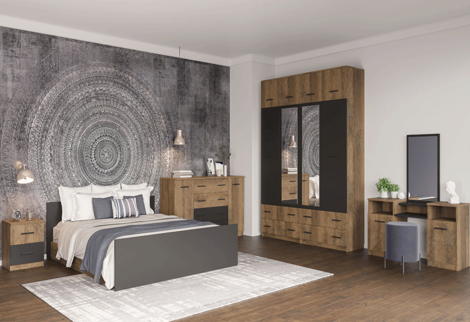 Зображення 1 - Модульна спальня Лотос New Світ Меблів