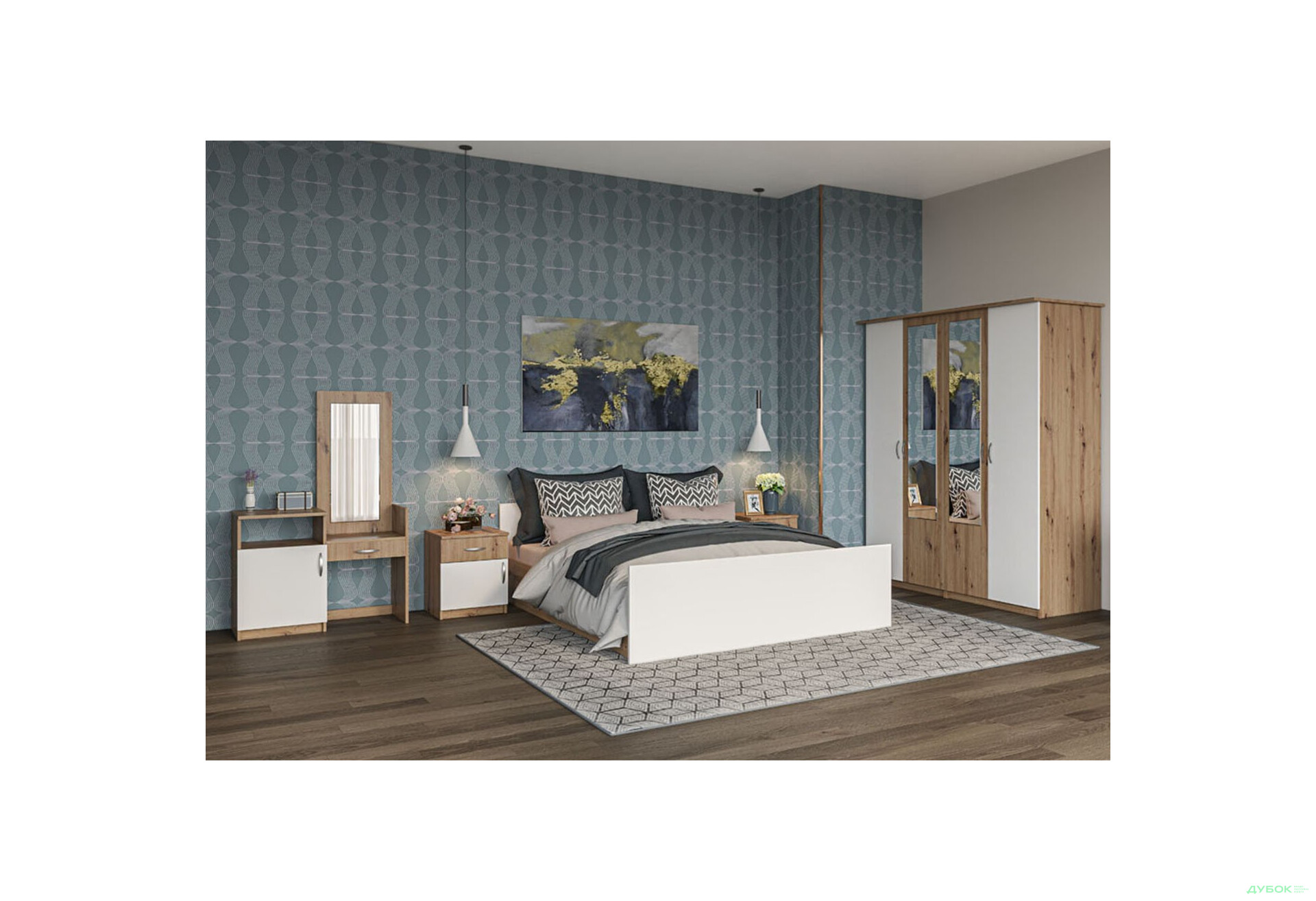 Спальня Кім New I Світ Меблів - Зображення 1 Зображення 1 - Спальня Кім New I Світ Меблів