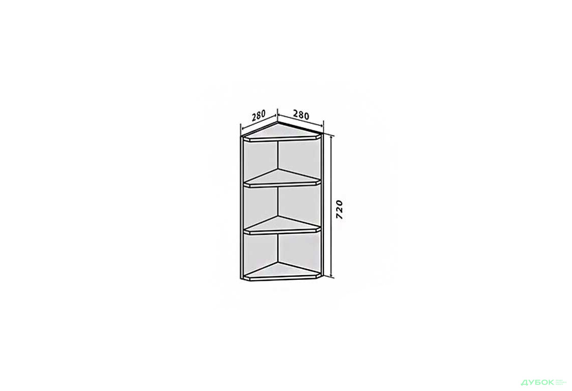 В15 Полки угловые 72 Интерно / Interno Вип-Мастер - Изображение 1 Изображение 1 - В15 Полки угловые 72 Интерно / Interno Вип-Мастер
