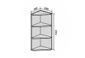 В15 Полки угловые 72 Интерно / Interno Вип-Мастер - Изображение 1 Изображение 1 - В15 Полки угловые 72 Интерно / Interno Вип-Мастер