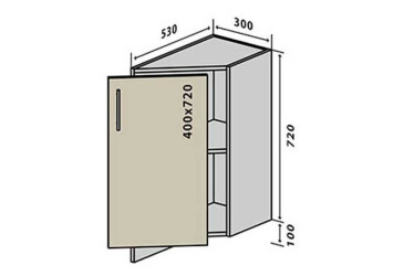 Н37 Тумба окончание Интерно / Interno Вип-Мастер
