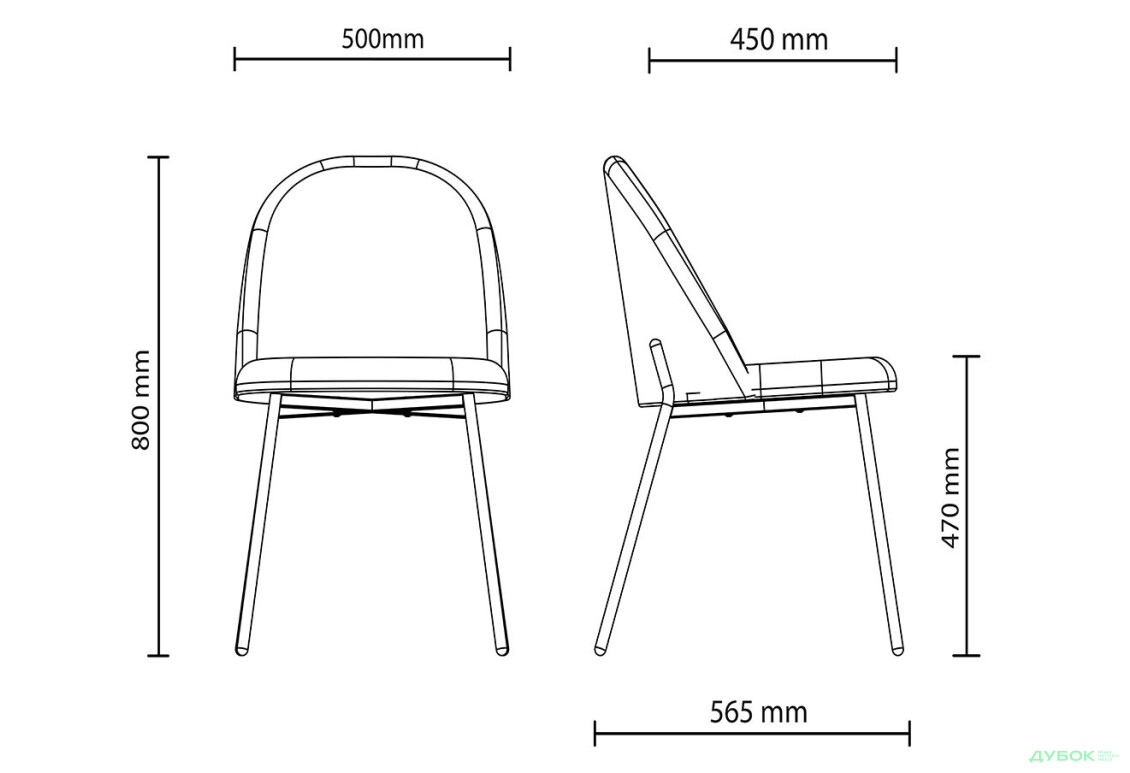 Стілець Ray white Новий Стиль - Зображення 6 Зображення 6 - Стілець Ray white Новий Стиль