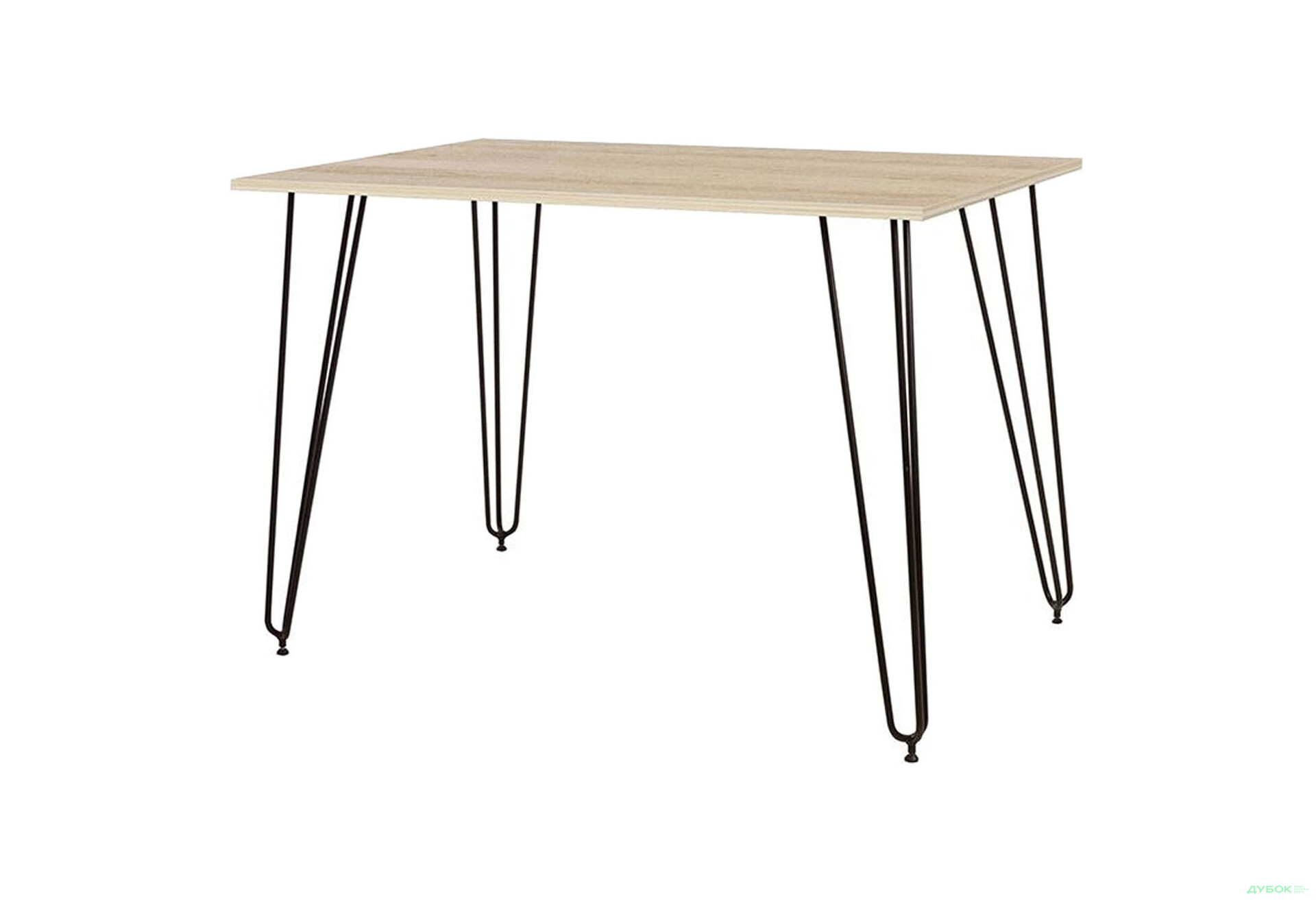 Стіл обідній Новий Стиль Aller Black (18) 120x80 см - Зображення 1 Зображення 1 - Стіл обідній Новий Стиль Aller Black (18) 120x80 см