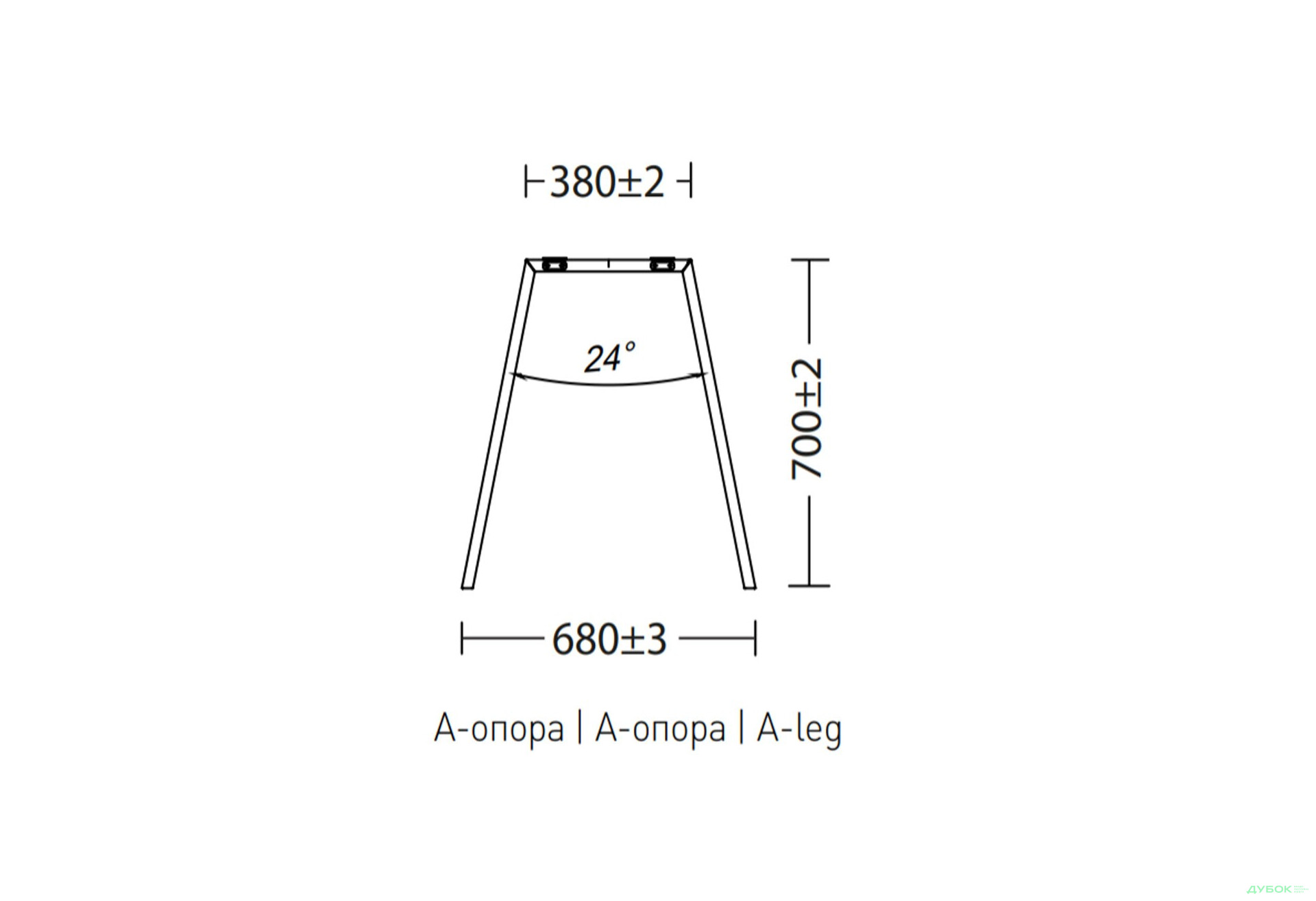 Зображення 2 - Стіл обідній Новий Стиль Baden White (25) 120x68 см
