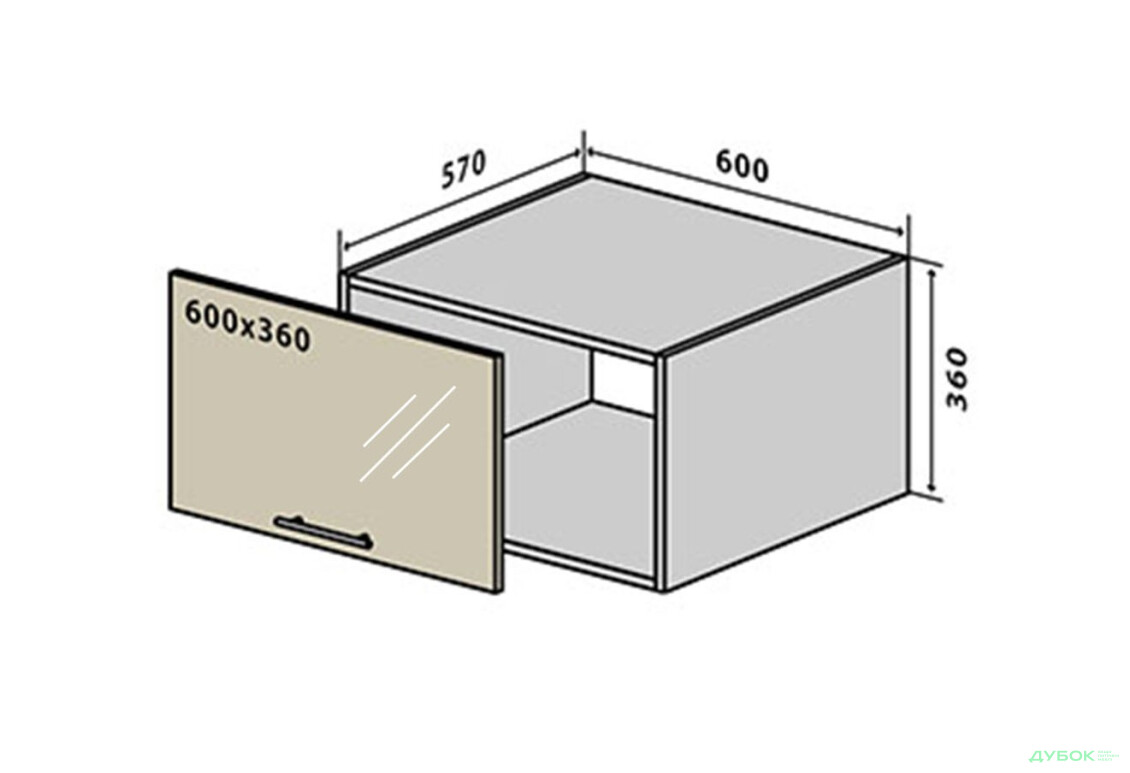В63 Окапник витрина 60 Максима Вип-Мастер