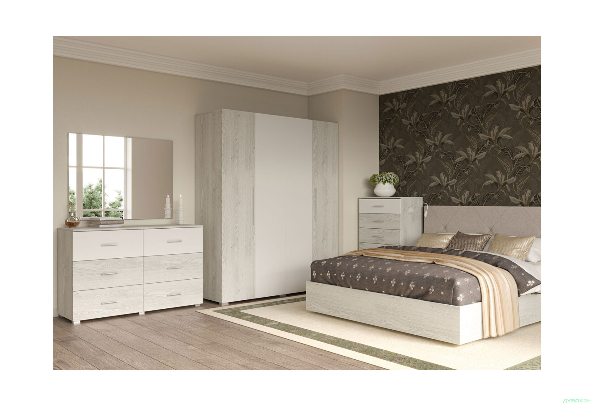 Зображення 1 - Модульна спальня Ромбо Світ Меблів