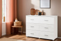 Комод Світ Меблів Ромбо з 6 шухлядами 140 см - Зображення 2 Зображення 2 - Комод Світ Меблів Ромбо з 6 шухлядами 140 см