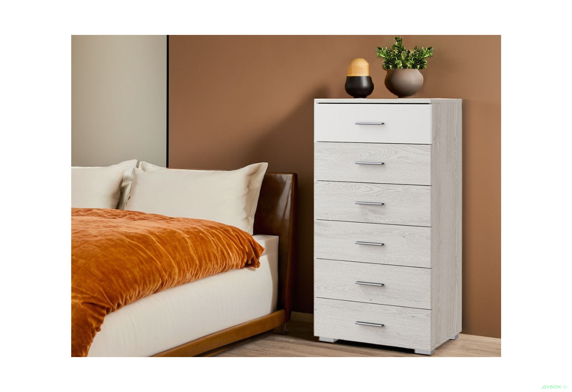 Комод Svit Mebliv Ромбо с 6 ящиками 70 см - Изображение 2 Изображение 2 - Комод Svit Mebliv Ромбо с 6 ящиками 70 см