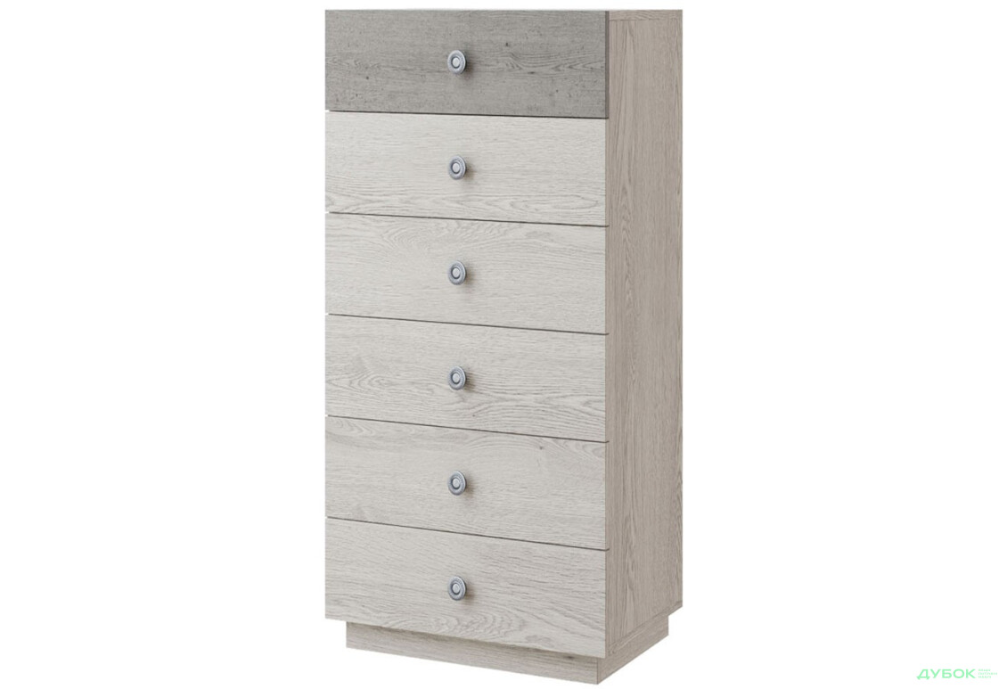 Комод Світ Меблів Вівіан з 6 шухлядами 70 см - Зображення 1 Зображення 1 - Комод Світ Меблів Вівіан з 6 шухлядами 70 см