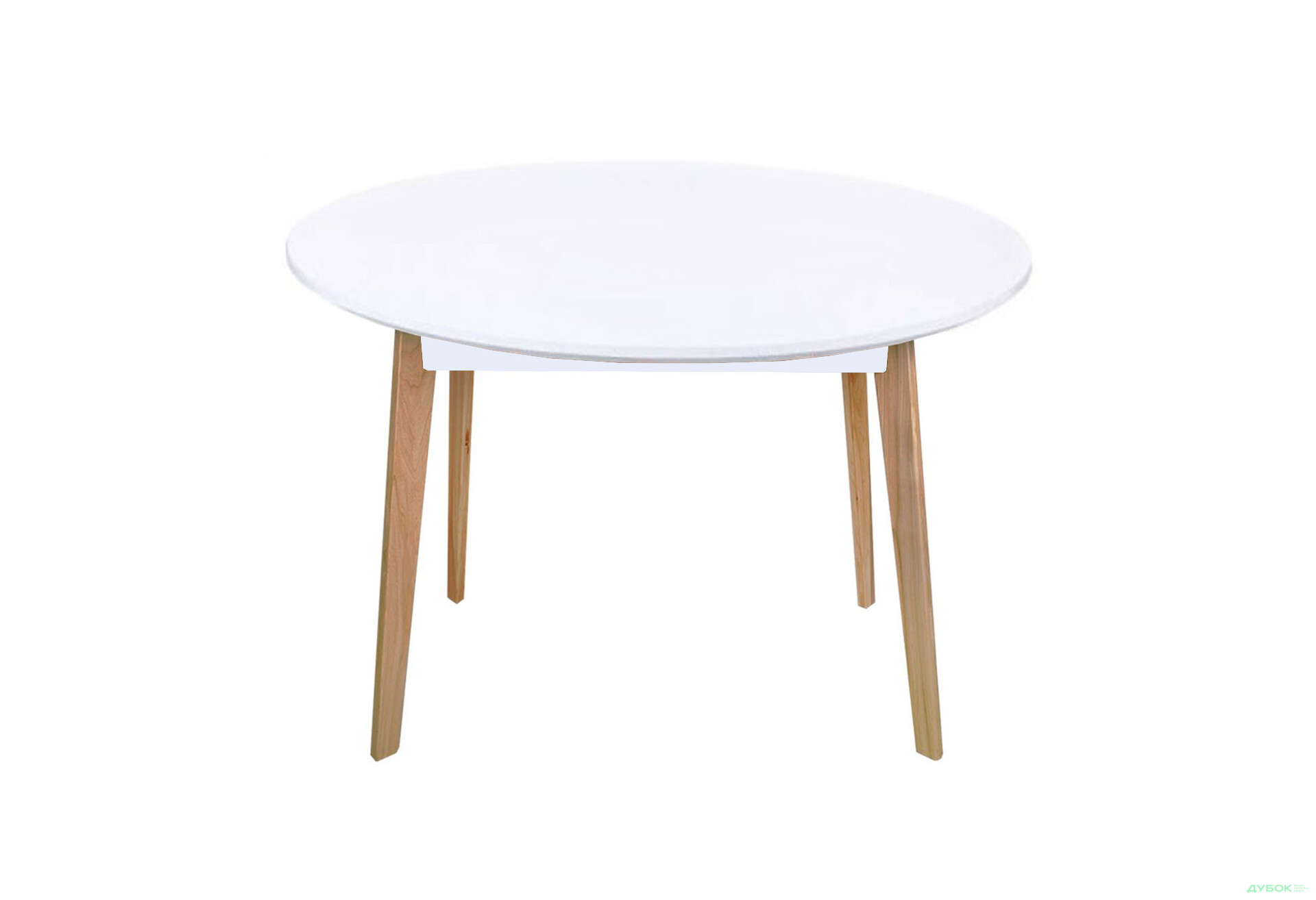 Стіл обідній Модуль Люкс Омега 93x93 см розкладний, ясен - Зображення 1 Зображення 1 - Стіл обідній Модуль Люкс Омега 93x93 см розкладний, ясен