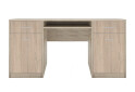Стол письменный Gerbor холдинг Непо 150x59 см с тумбами, ящиками и полкой, дуб сонома - Изображение 1 Изображение 1 - Стол письменный Gerbor холдинг Непо 150x59 см с тумбами, ящиками и полкой, дуб сонома
