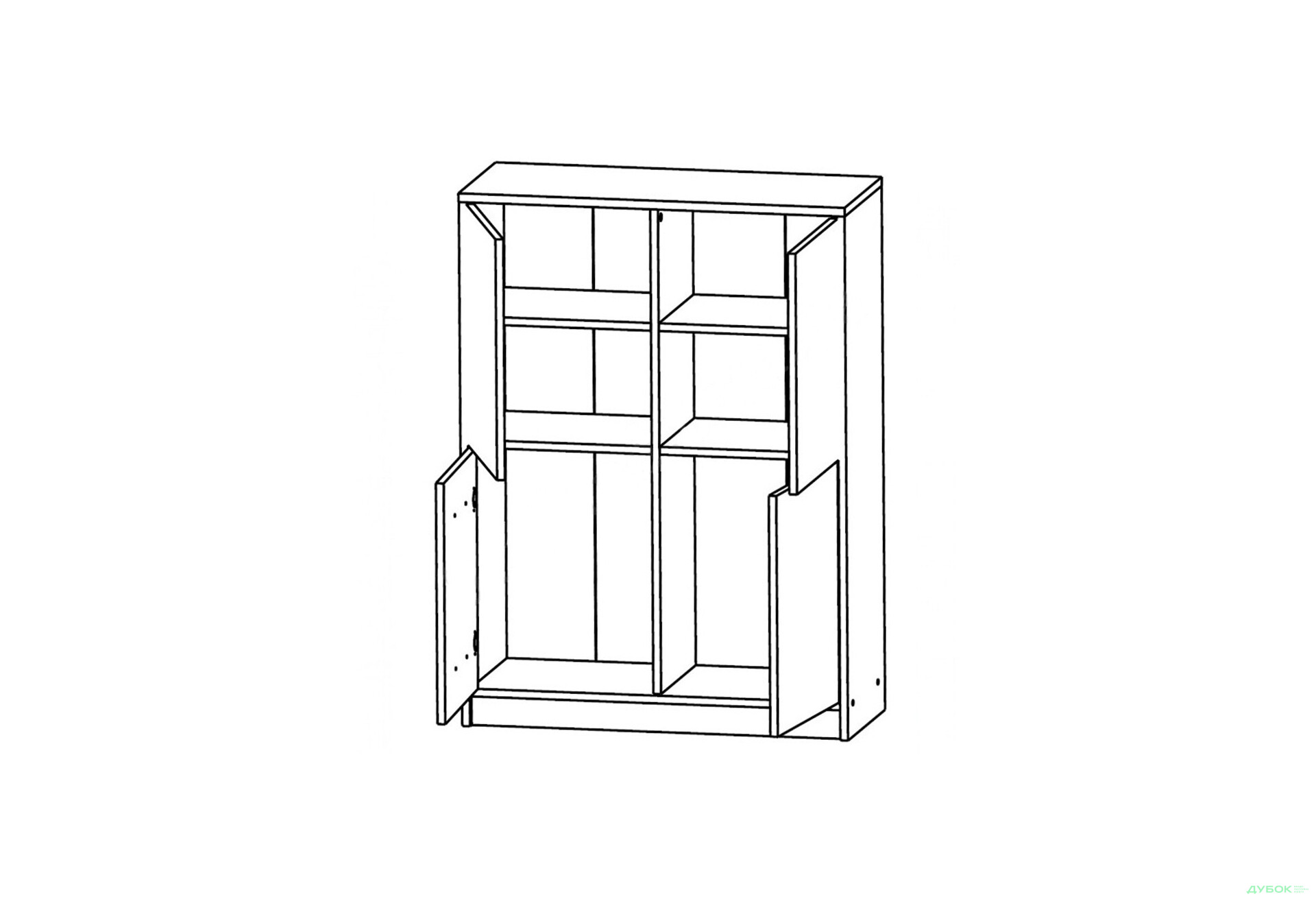 Изображение 2 - Шкафчик KOM4D Непо Дуб сонома / Нимфеа альба Gerbor холдинг