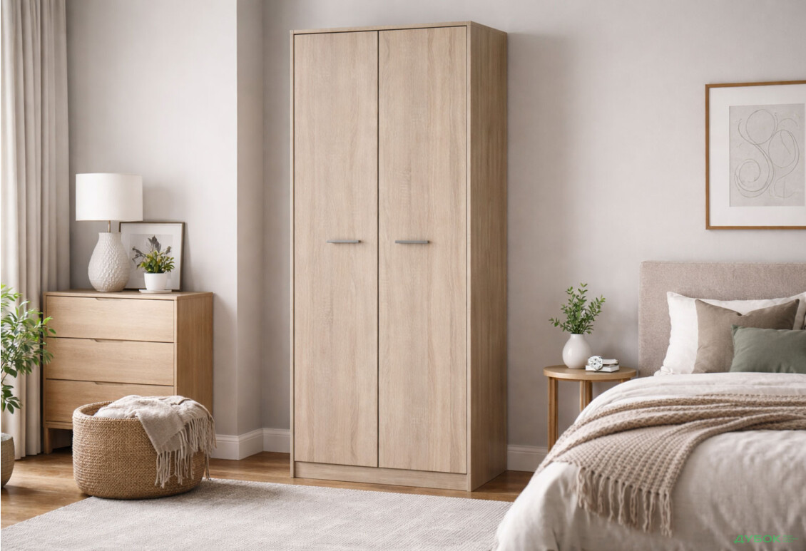 Зображення 2 - Шафа комбінована Гербор Непо 2-дверна 80 см Дуб сонома