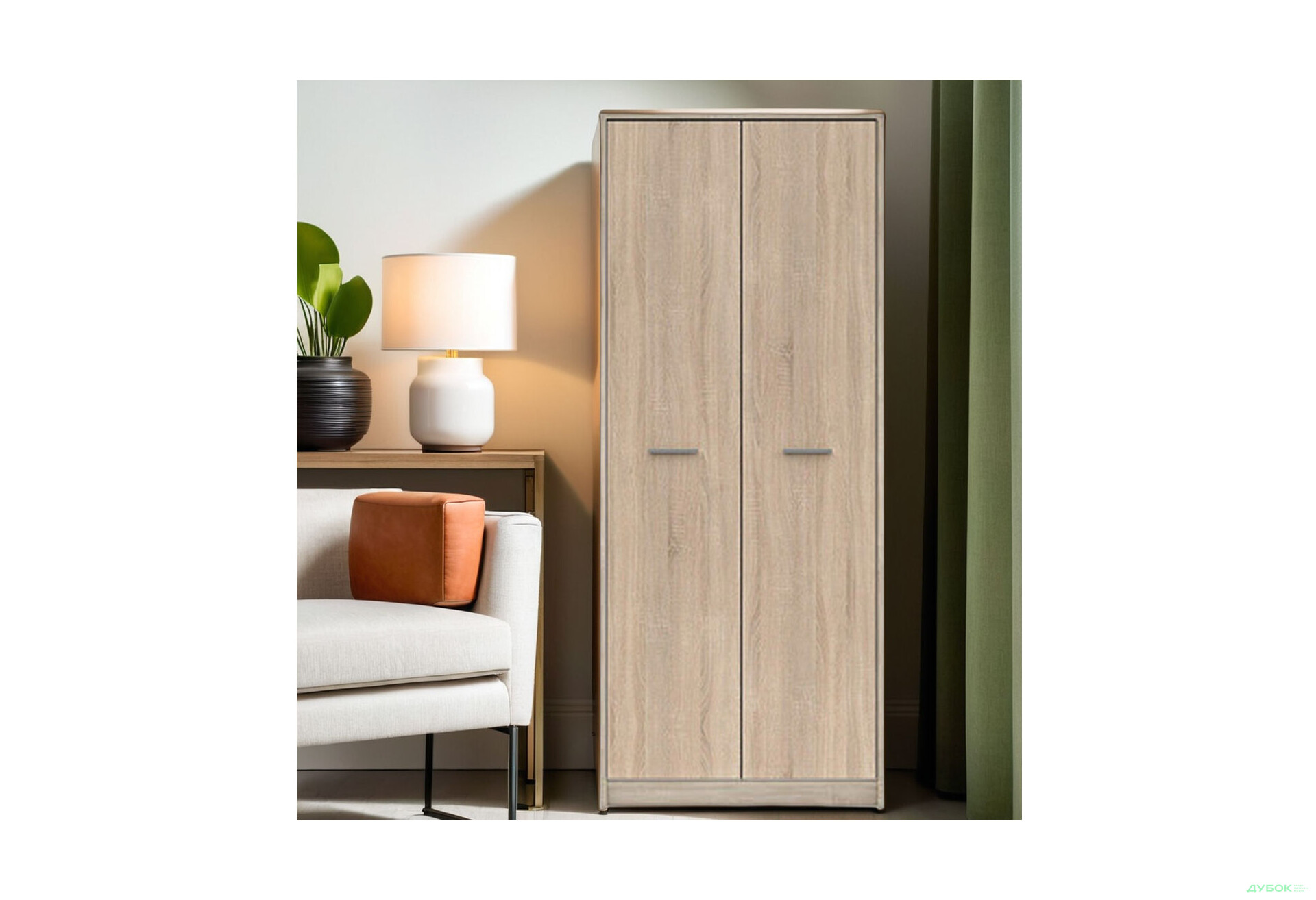 Шкаф комбинированный Gerbor холдинг Непо 2-дверный 80 см Дуб сонома - Изображение 2 Изображение 2 - Шкаф комбинированный Gerbor холдинг Непо 2-дверный 80 см Дуб сонома