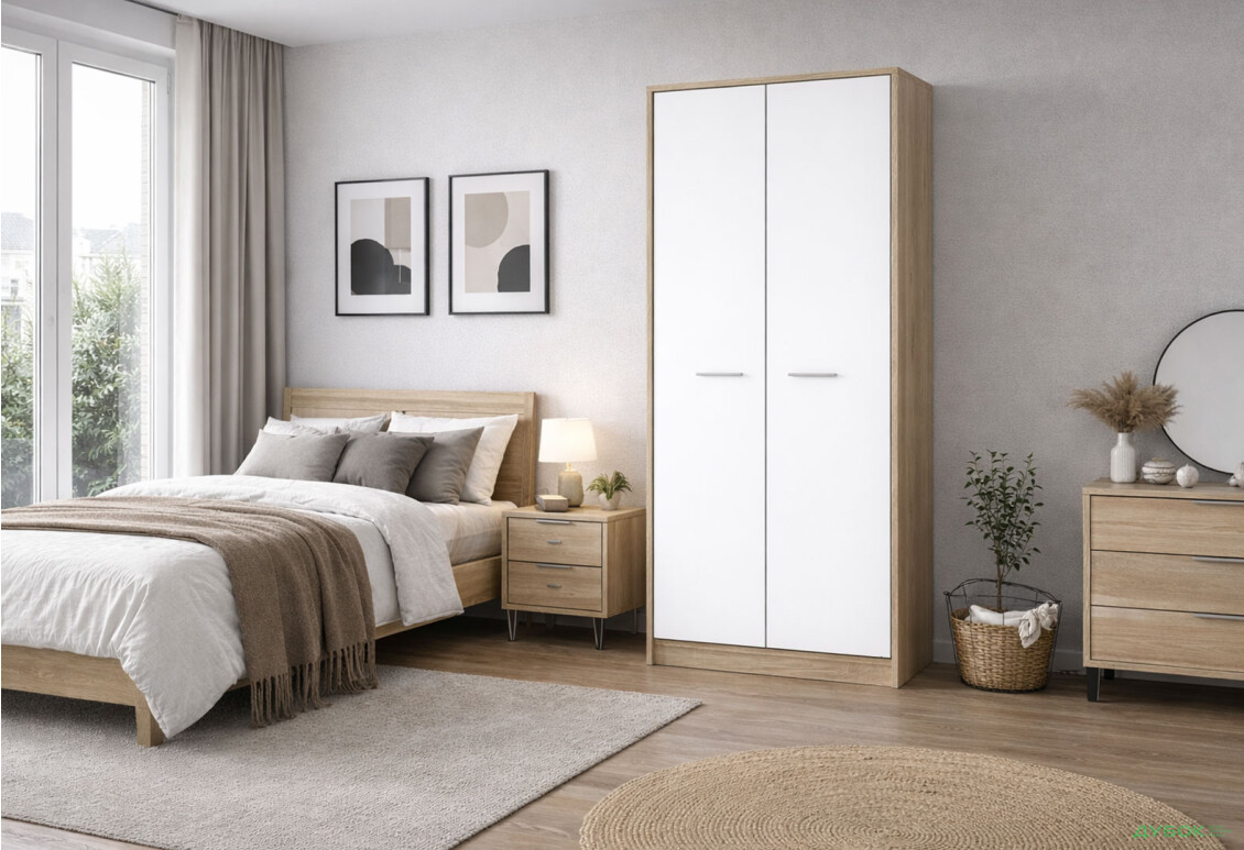 Изображение 2 - Шкаф комбинированный Gerbor холдинг Непо 2-дверный 80 см