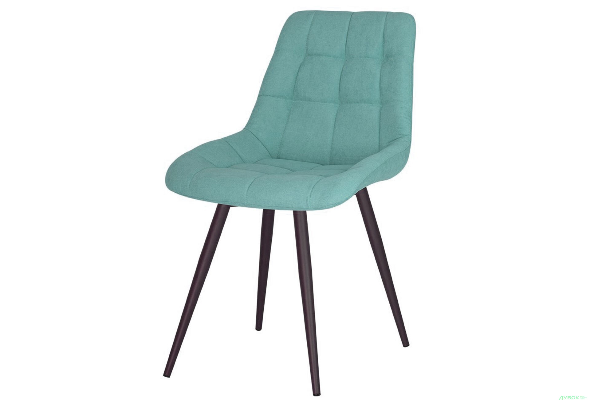 Зображення 1 - Стілець кухонний Новий Стиль Nicole HN Black (Box-2) SQR 53x56x86 см м'який / комплект 2шт 