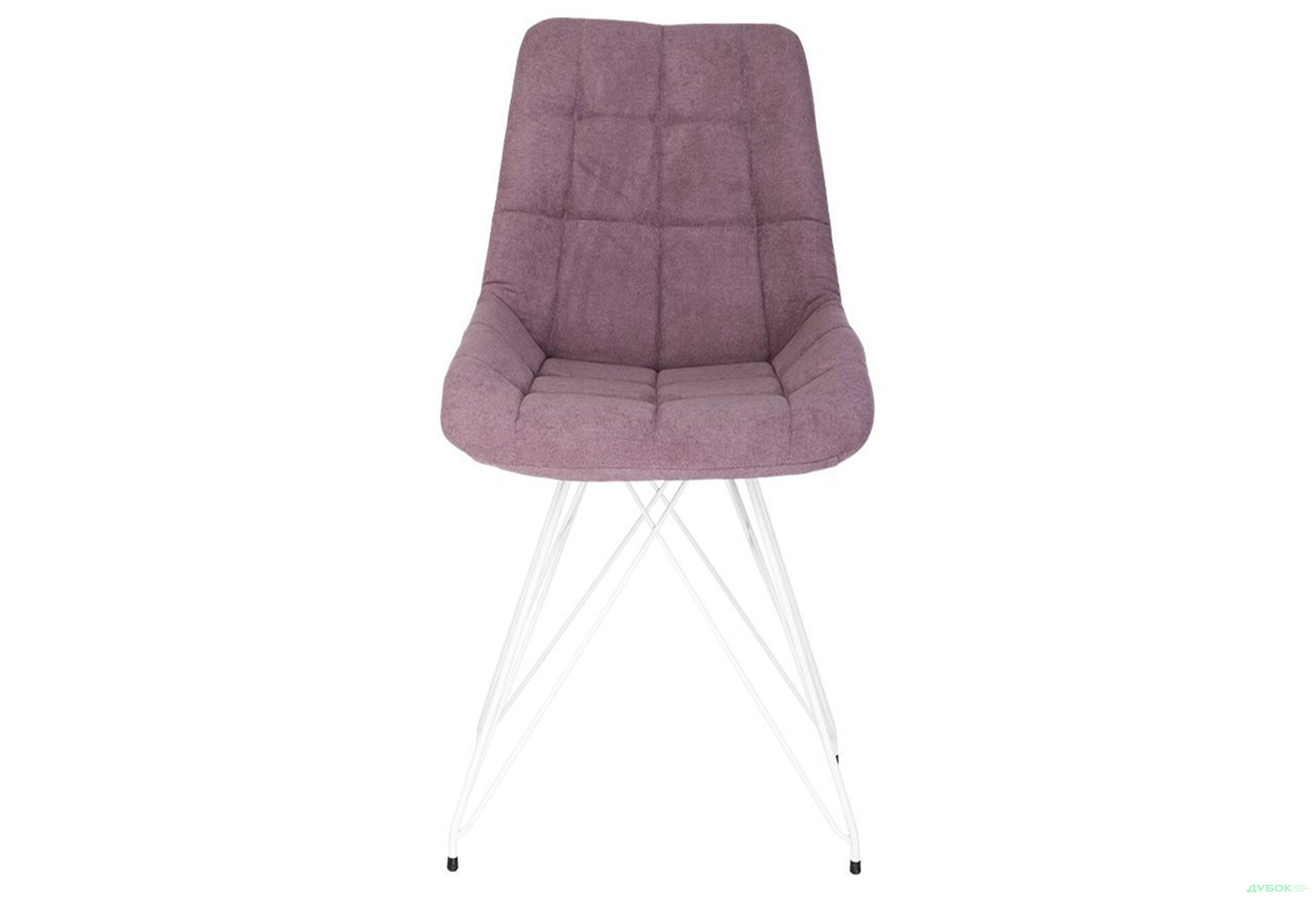 Зображення 2 - Стілець кухонний Новий Стиль Nicole LF White (Box-2) SQR 53x56x84 см м'який / комплект 2шт 