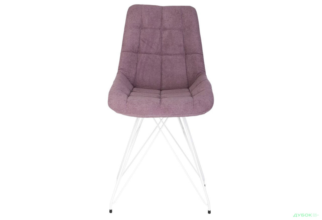 Зображення 2 - Стілець кухонний Новий Стиль Nicole LF White (Box-2) SQR 53x56x84 см м'який / комплект 2шт 