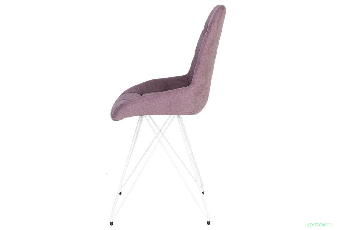 Зображення 3 - Стілець кухонний Новий Стиль Nicole LF White (Box-2) SQR 53x56x84 см м'який / комплект 2шт 