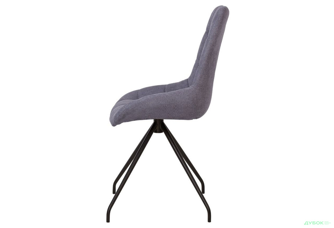 Зображення 2 - Стілець кухонний Новий Стиль Nicole SN Black (Box-2) SQR 53x44x86 см м'який / комплект 2шт 