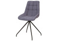 Зображення 1 - Стілець кухонний Новий Стиль Nicole SN Black (Box-2) SQR 53x44x86 см м'який / комплект 2шт 