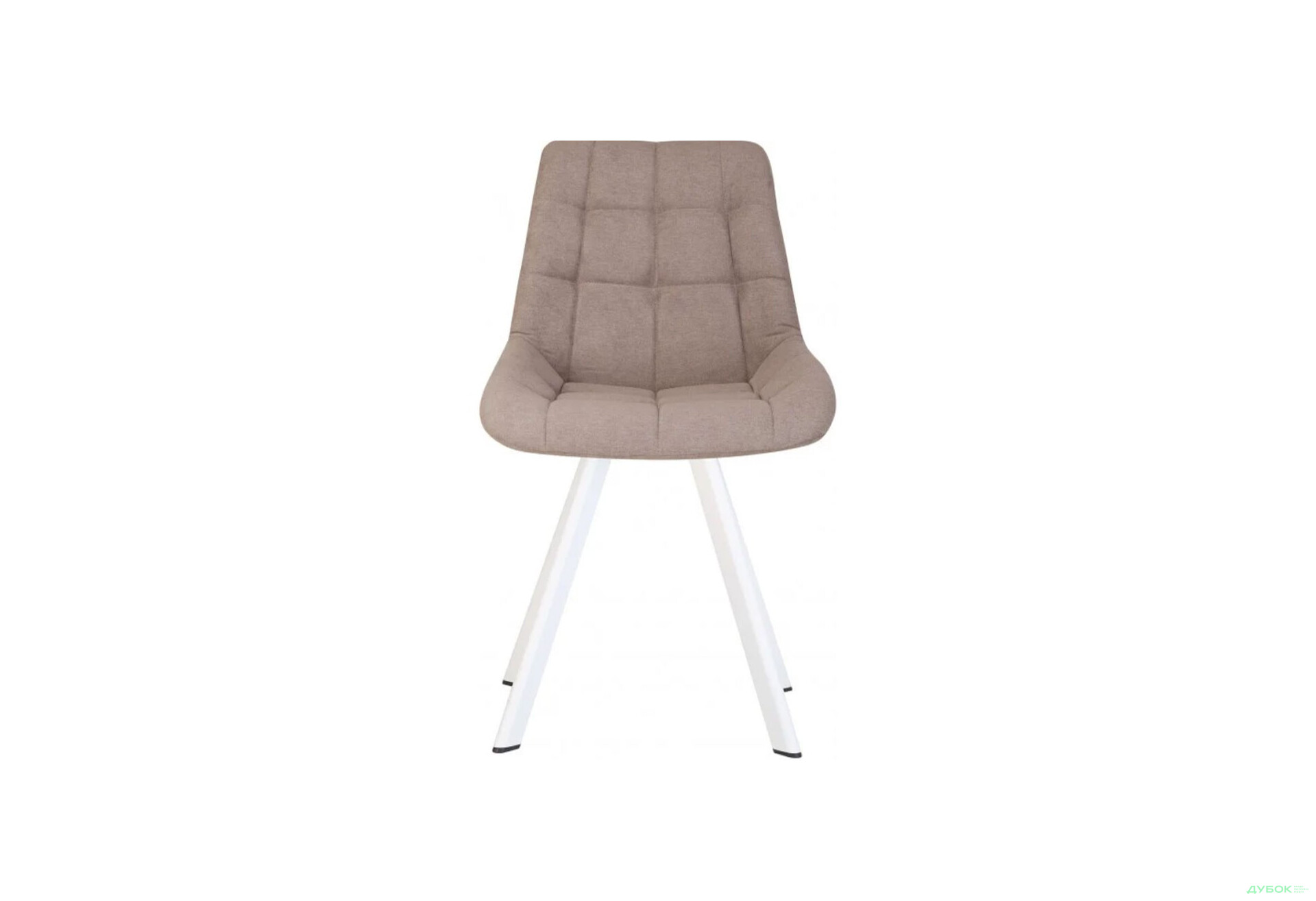 Изображение 2 - Стул кухонный Новый Стиль Nicole 4L White (Box-2) SQR 53x56x87 см мягкий / комплект 2шт 