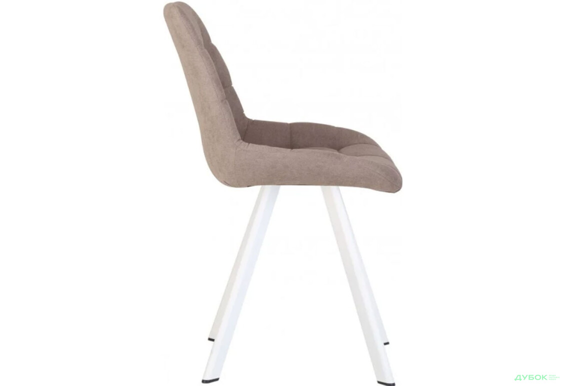 Зображення 4 - Стілець кухонний Новий Стиль Nicole 4L White (Box-2) SQR 53x56x87 см м'який / комплект 2шт 