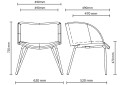 Зображення 24 - Стілець кухонний Новий Стиль Lion White 62x58x72 см м'який