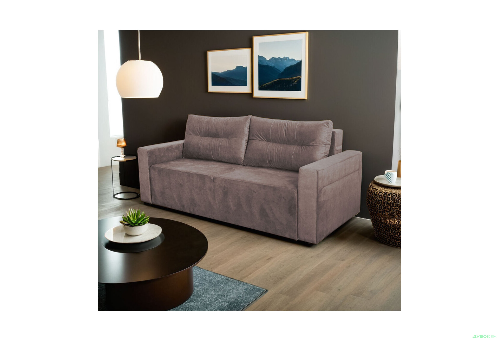 Диван Элегант Бенефит 49 230x104 см коричневый - Изображение 3 Изображение 3 - Диван Элегант Бенефит 49 230x104 см коричневый